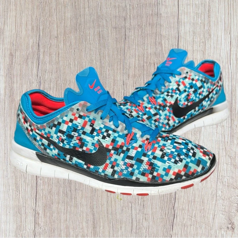 Nike Free 5.0 Tr Fit Flywire Flex 704695-404 Women's Training Running Shoes 8